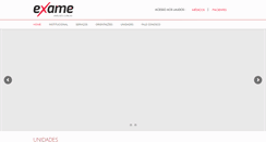 Desktop Screenshot of labexame.com.br